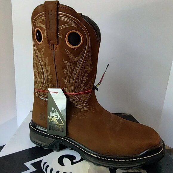 Rocky Mens Work Boots Rams Horn RKW0421 10 / 10.5 - Picture 1 of 6